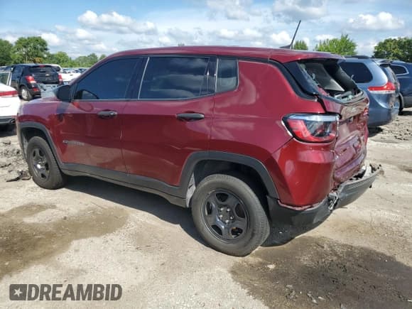 ✅ 2021 Jeep Compass Sport • VIN: 3C4NJDAB7MT554364 • Лот: 69851805. Опубликован ранее на Copart с пробегом 79 403 миль. Бесплатный доступ к архиву аукционных продаж из США и подробный отчёт об истории автомобиля на DreamBid. Изображение 2.