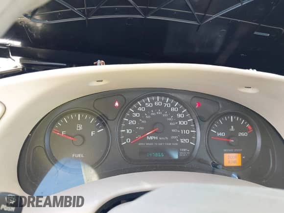 2003 Chevrolet Impala with VIN 2G1WF52E539101715, listed as a IAAI auction lot 43219205 with 147,866 mi miles and . Bid and sale history available at DreamBid. Image 7.