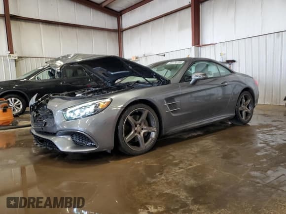 ✅ 2017 Mercedes-Benz SL 550 • VIN: WDDJK7DAXHF046704 • Лот: 85176195. Опубликован ранее на Copart с пробегом 54 669 миль. Бесплатный доступ к архиву аукционных продаж из США и подробный отчёт об истории автомобиля на DreamBid. Изображение 1.