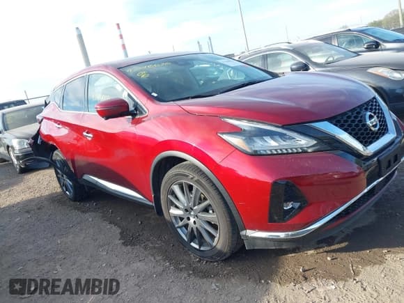 ✅ 2021 Nissan Murano SV • VIN: 5N1AZ2BS2MC142564 • Lot: 43340020. Wystawiony na IAAI z przebiegiem 45 561 mil. Bezpłatny archiwum sprzedaży aukcyjnych z USA i szczegółowy raport historii pojazdu na DreamBid. Zdjęcie 1.