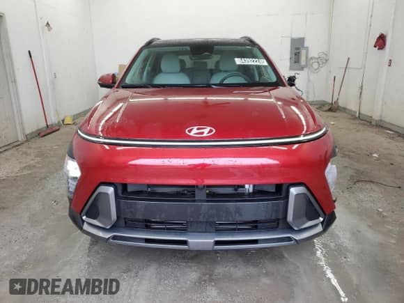 2024 Hyundai Kona Limited with VIN KM8HE3A31RU120681, listed as a Copart auction lot 41613185 with 19,186 mi miles and Clean title. Bid and sale history available at DreamBid. Image 5.