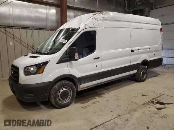✅ 2020 Ford Transit Cargo • VIN: 1FTBW3X81LKB71272 • Lot: 49068085. Listed on Copart with 22,905 mi. Free auction sales archive from the USA and detailed vehicle history report at DreamBid. Image 1.