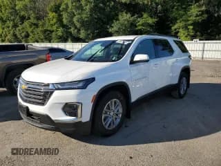 ✅ 2023 Chevrolet Traverse LT Cloth • VIN: 1GNEVGKW9PJ170564 • Lot: 69576424. Wystawiony na Copart z przebiegiem 9 963 mil. Bezpłatny archiwum sprzedaży aukcyjnych z USA i szczegółowy raport historii pojazdu na DreamBid. Zdjęcie 1.