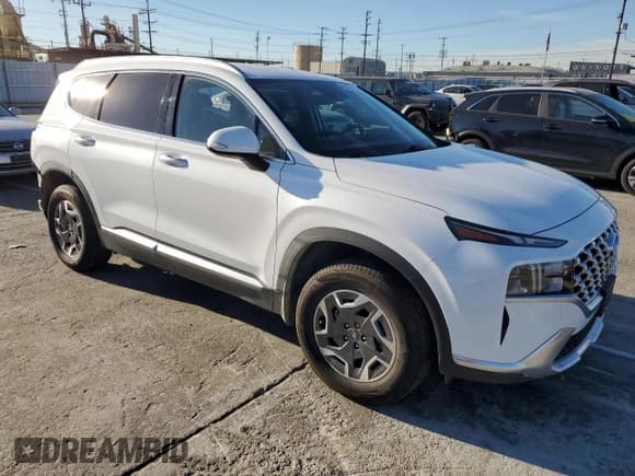 ✅ 2021 Hyundai Santa Fe Blue • VIN: KM8S2DA19MU006777 • Lot: 40487384. Wystawiony na Copart z przebiegiem 55 959 mil. Bezpłatny archiwum sprzedaży aukcyjnych z USA i szczegółowy raport historii pojazdu na DreamBid. Zdjęcie 4.