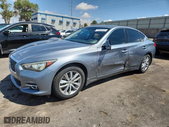 ✅ 2016 Infiniti Q50 Premium • VIN: JN1EV7AR8GM346378 • Лот: 70828435. Опубликован ранее на Copart с пробегом 146 002 миль. Бесплатный доступ к архиву аукционных продаж из США и подробный отчёт об истории автомобиля на DreamBid. Изображение 1.