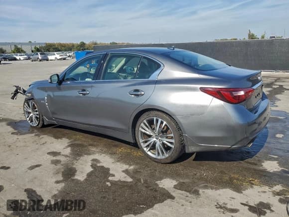 ✅ 2018 Infiniti Q50 Luxe • VIN: JN1EV7AP4JM355648 • Lot: 93740075. Wystawiony na Copart z przebiegiem 93 059 mil. Bezpłatny archiwum sprzedaży aukcyjnych z USA i szczegółowy raport historii pojazdu na DreamBid. Zdjęcie 2.