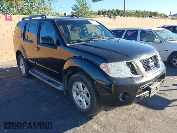 ✅ 2011 Nissan Pathfinder SV • VIN: 5N1AR1NN6BC627397 • Lot: 43775660. Listed on IAAI with 175,381 mi. Free auction sales archive from the USA and detailed vehicle history report at DreamBid. Image 1.