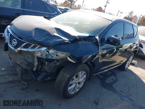 ✅ 2012 Nissan Murano LE • VIN: JN8AZ1MW1CW203032 • Lot: 43671401. Listed on IAAI with 111,807 mi. Free auction sales archive from the USA and detailed vehicle history report at DreamBid. Image 2.