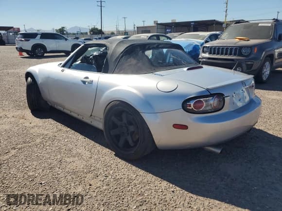 ✅ 2008 Mazda MX-5 Miata Touring • VIN: JM1NC25F980152411 • Lot: 89853885. Listed on Copart with 120,781 mi. Free auction sales archive from the USA and detailed vehicle history report at DreamBid. Image 2.