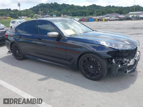 ✅ 2019 BMW 5 Series M550i xDrive • VIN: WBAJB9C51KB464591 • Lot: 43045973. Listed on IAAI with 65,749 mi. Free auction sales archive from the USA and detailed vehicle history report at DreamBid. Image 1.