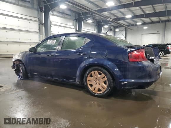 ✅ 2014 Dodge Avenger SE • VIN: 1C3CDZAB7EN143886 • Лот: 43710305. Опубликован ранее на Copart с пробегом Не указан. Бесплатный доступ к архиву аукционных продаж из США и подробный отчёт об истории автомобиля на DreamBid. Изображение 2.