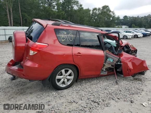✅ 2008 Toyota RAV4 Limited • VIN: JTMBD31V086067604 • Lot: 86223225. Listed on Copart with Not provided. Free auction sales archive from the USA and detailed vehicle history report at DreamBid. Image 3.