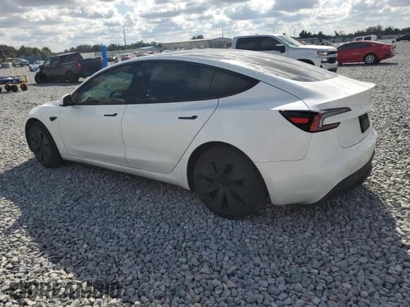 ✅ 2024 Tesla Model 3 Long Range • VIN: 5YJ3E1EB8RF809968 • Lot: 92252855. Listed on Copart with Not provided. Free auction sales archive from the USA and detailed vehicle history report at DreamBid. Image 2.