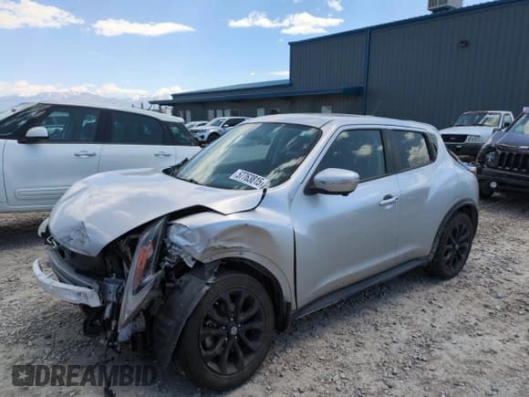 ✅ 2015 Nissan Juke SV • VIN: JN8AF5MV4FT551436 • Lot: 57763815. Listed on Copart with Not provided. Free auction sales archive from the USA and detailed vehicle history report at DreamBid. Image 1.