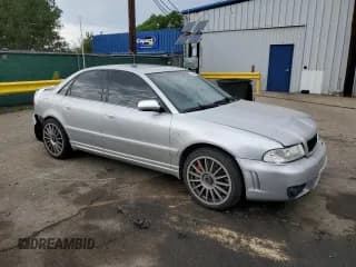 ✅ 2000 Audi S4 • VIN: WAUDD68D4YA080373 • Lot: 65465845. Listed on Copart with 187,852 mi. Free auction sales archive from the USA and detailed vehicle history report at DreamBid. Image 4.