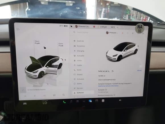 ✅ 2023 Tesla Model 3 • VIN: 5YJ3E1EA8PF501350 • Lot: 42500841. Listed on IAAI with 19,466 mi. Free auction sales archive from the USA and detailed vehicle history report at DreamBid. Image 18.