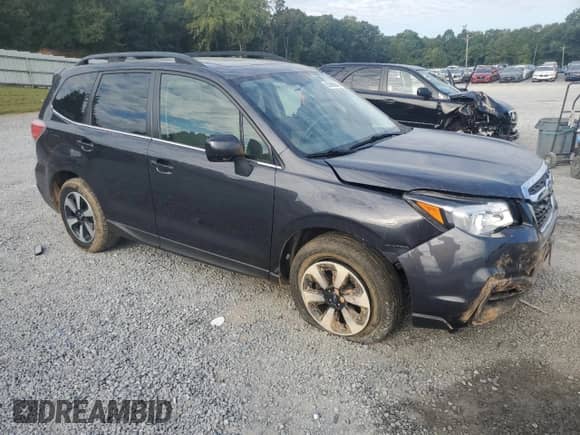 2018 Subaru Forester Limited with VIN JF2SJAJC1JH504548, listed as a Copart auction lot 80886645 with 54,966 mi miles and Salvage title. Bid and sale history available at DreamBid. Image 4.