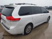✅ 2012 Toyota Sienna XLE • VIN: 5TDYK3DC8CS243544 • Lot: 43822359. Listed on IAAI with 138,152 mi. Free auction sales archive from the USA and detailed vehicle history report at DreamBid. Image 4.