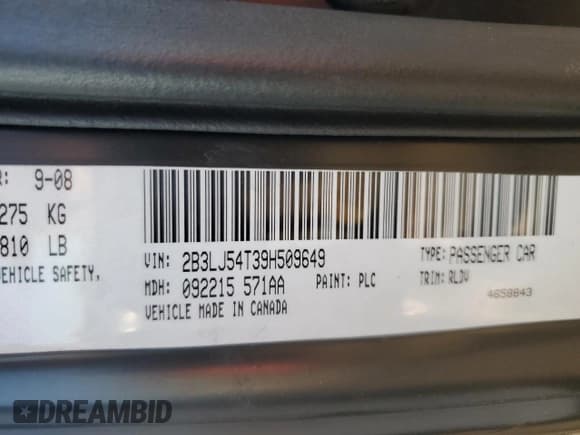 ✅ 2009 Dodge Challenger R/T • VIN: 2B3LJ54T39H509649 • Lot: 78789344. Wystawiony na Copart z przebiegiem 34 839 mil. Bezpłatny archiwum sprzedaży aukcyjnych z USA i szczegółowy raport historii pojazdu na DreamBid. Zdjęcie 13.