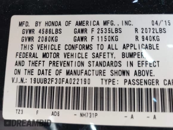 ✅ 2015 Acura TLX V6 • VIN: 19UUB2F30FA022190 • Lot: 42964841. Wystawiony na IAAI z przebiegiem 119 192 mil. Bezpłatny archiwum sprzedaży aukcyjnych z USA i szczegółowy raport historii pojazdu na DreamBid. Zdjęcie 9.