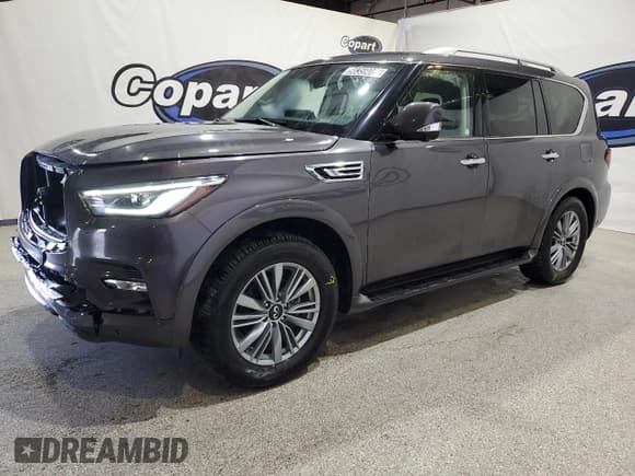 ✅ 2024 Infiniti QX80 Luxe • VIN: JN8AZ2AE4R9328700 • Lot: 90359085. Wystawiony na Copart z przebiegiem 18 409 mil. Bezpłatny archiwum sprzedaży aukcyjnych z USA i szczegółowy raport historii pojazdu na DreamBid. Zdjęcie 1.