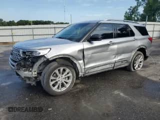 2020 Ford Explorer Limited with VIN 1FMSK8FH5LGB83708, listed as a Copart auction lot 66800905 with 74,579 mi miles and Salvage title. Bid and sale history available at DreamBid. Image 1.