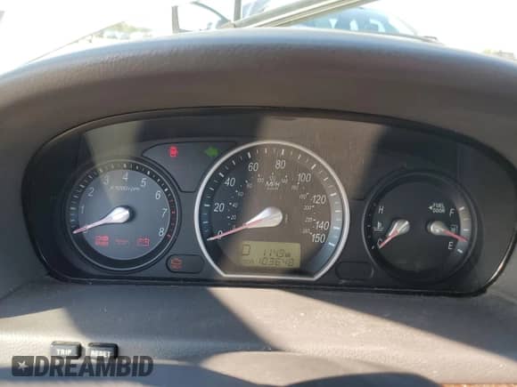 2008 Hyundai Sonata GLS with VIN 5NPET46C68H389411, listed as a Copart auction lot 72097544 with 103,648 mi miles and Salvage title. Bid and sale history available at DreamBid. Image 9.