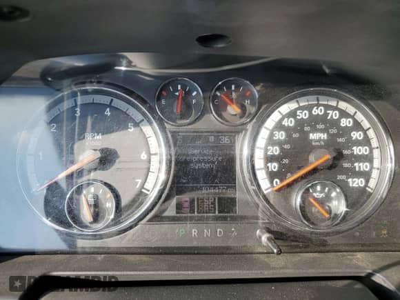 2010 Dodge 1500 Laramie с VIN 1D7RV1CT8AS227744, выставлен на аукционе Copart как лот 79279064 с пробегом 104 477 миль миль и Списание • Salvage title. История ставок и продаж доступна на DreamBid. Изображение 9.