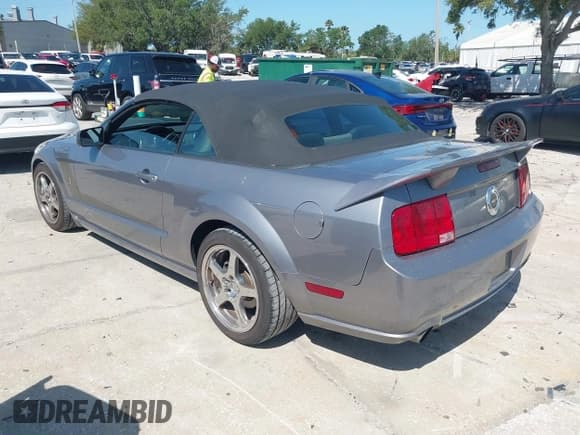 ✅ 2007 Ford Mustang GT Deluxe • VIN: 1ZVFT85H175246709 • Lot: 41995828. Listed on IAAI with 43,434 mi. Free auction sales archive from the USA and detailed vehicle history report at DreamBid. Image 3.