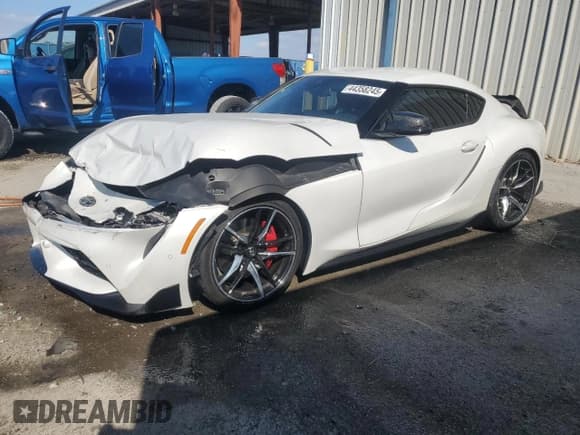 ✅ 2020 Toyota Supra 3.0 • VIN: WZ1DB4C09LW028851 • Lot: 44358245. Wystawiony na Copart z przebiegiem Nie podano. Bezpłatny archiwum sprzedaży aukcyjnych z USA i szczegółowy raport historii pojazdu na DreamBid. Zdjęcie 1.