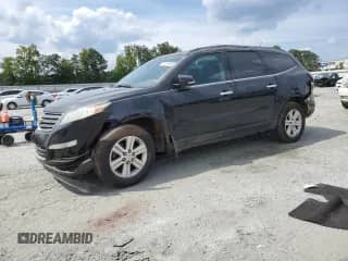 2014 Chevrolet Traverse LT z VIN 1GNKRHKDXEJ167519, wystawiony jako Copart lot #70814865 z przebiegiem 146 506 mil mil oraz Szkoda całkowita • Salvage title. Historia ofert i sprzedaży dostępna na DreamBid. Obrazek 1.