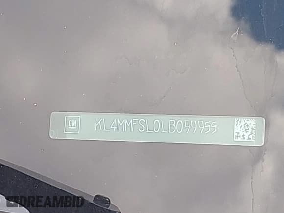 ✅ 2020 Buick Encore GX Essence • VIN: KL4MMFSL0LB099955 • Лот: 42852624. Опубликован ранее на IAAI с пробегом 81 385 миль. Бесплатный доступ к архиву аукционных продаж из США и подробный отчёт об истории автомобиля на DreamBid. Изображение 9.