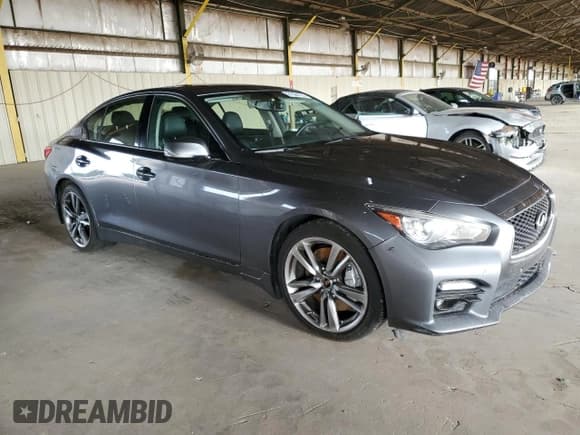 ✅ 2016 Infiniti Q50 Red Sport 400 • VIN: JN1FV7ARXGM450102 • Lot: 81684755. Listed on Copart with 79,717 mi. Free auction sales archive from the USA and detailed vehicle history report at DreamBid. Image 4.