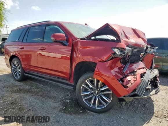 ✅ 2021 Cadillac Escalade Sport Platinum • VIN: 1GYS4GKLXMR433446 • Lot: 64956405. Listed on Copart with 42,548 mi. Free auction sales archive from the USA and detailed vehicle history report at DreamBid. Image 4.