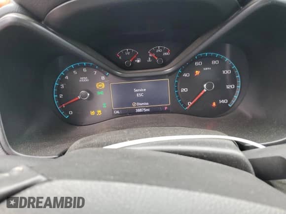 2020 Chevrolet Colorado 4WD Z71 с VIN 1GCHTDEN7L1140874, выставлен на аукционе Copart как лот 49162725 с пробегом 38 875 миль миль и Списание • Salvage title. История ставок и продаж доступна на DreamBid. Изображение 9.