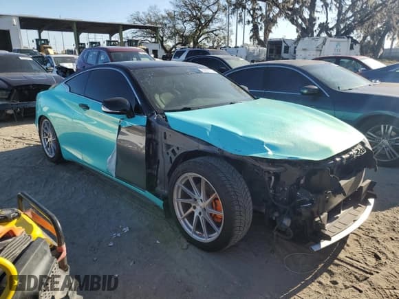 ✅ 2018 Infiniti Q60 Sport • VIN: JN1EV7EK6JM341104 • Лот: 82397074. Опубликован ранее на Copart с пробегом 53 666 миль. Бесплатный доступ к архиву аукционных продаж из США и подробный отчёт об истории автомобиля на DreamBid. Изображение 4.