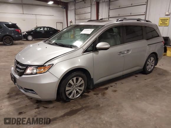 ✅ 2014 Honda Odyssey EX-L • VIN: 5FNRL5H69EB051445 • Lot: 43328773. Wystawiony na IAAI z przebiegiem 121 296 mil. Bezpłatny archiwum sprzedaży aukcyjnych z USA i szczegółowy raport historii pojazdu na DreamBid. Zdjęcie 2.