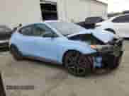 2020 Hyundai Veloster z VIN KMHT36AH8LU008058, wystawiony jako Copart lot #80239794 z przebiegiem 54 728 mil mil oraz Szkoda całkowita • Salvage title. Historia ofert i sprzedaży dostępna na DreamBid. Obrazek 4.