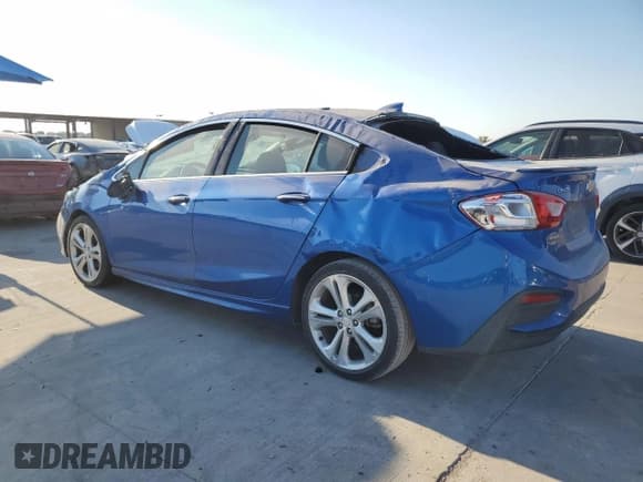 ✅ 2017 Chevrolet Cruze Premier • VIN: 1G1BF5SM7H7202835 • Lot: 86529785. Listed on Copart with 86,689 mi. Free auction sales archive from the USA and detailed vehicle history report at DreamBid. Image 2.