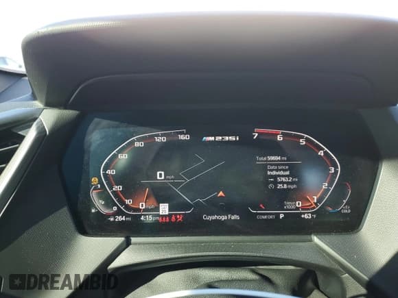 ✅ 2021 BMW 2 Series M235i xDrive • VIN: WBA13AL07M7G66301 • Lot: 82367515. Listed on Copart with 59,694 mi. Free auction sales archive from the USA and detailed vehicle history report at DreamBid. Image 9.