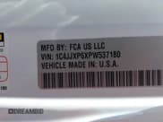 ✅ 2023 Jeep Wrangler Sahara • VIN: 1C4JJXP6XPW537180 • Lot: 42709330. Listed on IAAI with 31,251 mi. Free auction sales archive from the USA and detailed vehicle history report at DreamBid. Image 9.