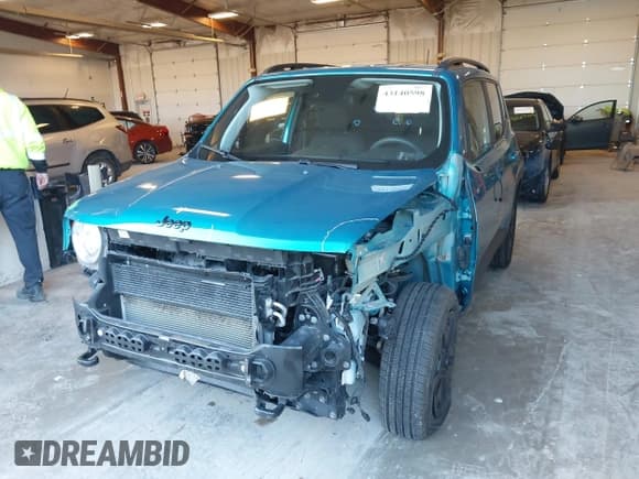 ✅ 2021 Jeep Renegade Jeepster • VIN: ZACNJDAB1MPM22141 • Lot: 43140598. Listed on IAAI with 57,871 mi. Free auction sales archive from the USA and detailed vehicle history report at DreamBid. Image 6.