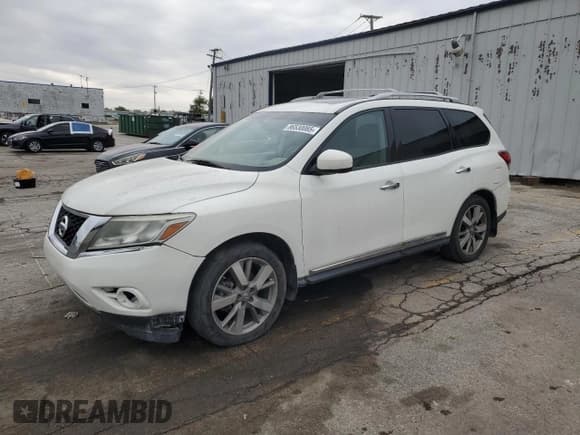 ✅ 2014 Nissan Pathfinder S • VIN: 5N1AR2MN7EC680024 • Lot: 86530085. Listed on Copart with 169,970 mi. Free auction sales archive from the USA and detailed vehicle history report at DreamBid. Image 1.