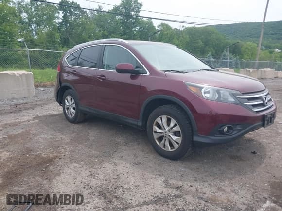 ✅ 2012 Honda CR-V EX-L • VIN: 5J6RM4H76CL068837 • Lot: 42298972. Listed on IAAI with 169,506 mi. Free auction sales archive from the USA and detailed vehicle history report at DreamBid. Image 1.