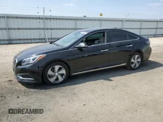 ✅ 2016 Hyundai Sonata • VIN: KMHE14L24GA025877 • Лот: 68457863. Опубликован ранее на Copart с пробегом 92 445 миль. Бесплатный доступ к архиву аукционных продаж из США и подробный отчёт об истории автомобиля на DreamBid. Изображение 1.
