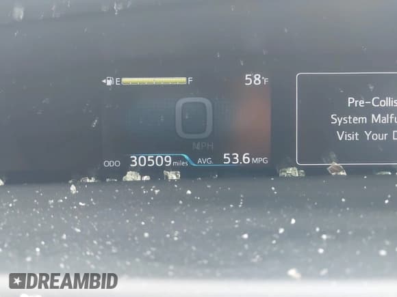 ✅ 2021 Toyota Prius L Eco • VIN: JTDKAMFU8M3134640 • Lot: 41512395. Listed on IAAI with 30,509 mi. Free auction sales archive from the USA and detailed vehicle history report at DreamBid. Image 7.