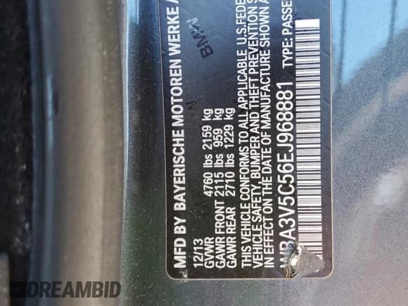 ✅ 2014 BMW 4 Series 428i • VIN: WBA3V5C56EJ968881 • Лот: 82986534. Опубликован ранее на Copart с пробегом 107 548 миль. Бесплатный доступ к архиву аукционных продаж из США и подробный отчёт об истории автомобиля на DreamBid. Изображение 12.