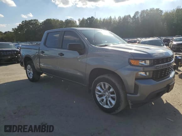 ✅ 2022 Chevrolet Silverado 1500 Custom • VIN: 3GCPYBEK0NG144292 • Lot: 83848795. Listed on Copart with 44,403 mi. Free auction sales archive from the USA and detailed vehicle history report at DreamBid. Image 4.