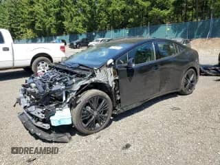 2025 Toyota Prius LE with VIN JTDADABU5S3028117, listed as a Copart auction lot 64314275 with 1,443 mi miles and Salvage title. Bid and sale history available at DreamBid. Image 1.