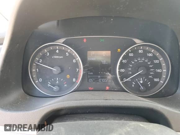 2017 Hyundai Elantra SE with VIN 5NPD84LF9HH178182, listed as a Copart auction lot 85500285 with 107,002 mi miles and Salvage title. Bid and sale history available at DreamBid. Image 9.